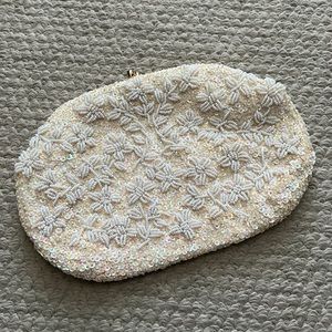 VINTAGE Beaded Clutch Purse